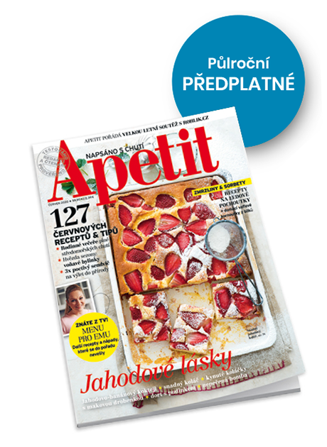 Půlroční předplatné časopisu Apetit